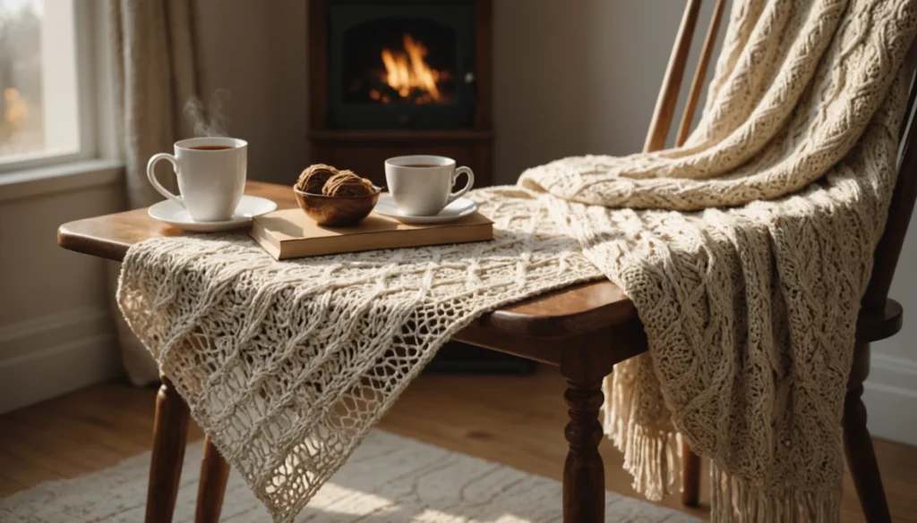 chale en tricot modele gratuit
